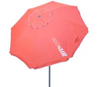 AKTIVE 62243, Sombrilla playa Ø180 cm c/mástil inclinable y protección UV50 Coral