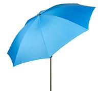 AKTIVE Sombrilla playa grande, 220 cm, Color azul, Mástil acero, Inclinable y regulable en altura, Tejido poliéster, Protección UV50, Sombrillas grandes, Incluye funda transporte con asa (62336)