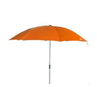 AKTIVE Sombrilla playa grande, 220 cm, Color naranja, Mástil acero, Inclinable y regulable en altura, Tejido poliéster, Protección UV50, Sombrillas grandes, Incluye funda transporte con asa (62337)