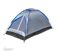 AKTIVE Tienda de campaña 2 Personas, 120x200x100 cm, Poliéster, UV50, Varillas Fibra Vidrio Ø6,9 mm, Mosquiteras, Impermeable, Bolsillo, 4 piquetas, Bolsa Transporte, Tiendas Camping (63240)