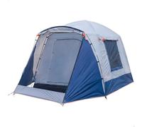 AKTIVE Tienda de campaña 4 Personas, Avance, 250x350x200 cm, Poliéster, Varillas Fibra de Vidrio Ø9,5/11 mm, Mosquiteras, Impermeable, 19 piquetas, Bolsa Transporte, Tiendas Camping (63187)