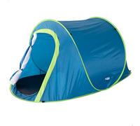 Aktive Tienda de Campaña Pop Up, 2 Personas, Incluye Piquetas, Varillas Fibra de Vidrio, Tejido Poliéster 190T, Columna de Agua 800 mm, Peso 1.36 kg, Doble Techo, Mosquiteras, 120 x 220 x 95 cm