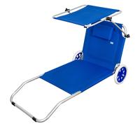 Tumbona carrito de playa plegable 2 en 1 aktive beach