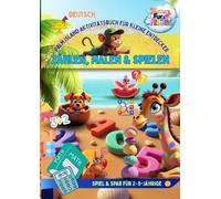 Aktivitätsbuch für Kinder und kleine Entdecker - von Feathers, Fur and Friends: Mathe, Zählen, Zuordnungs-Spiele, für Kinder von 2 bis 5 Jahren, A4 | ... Urlaub, Geburtstag oder FeiertageGeschenk fü