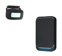 Aktivstar Sensor de Movimiento con Sonido Alarma para entradas/Sensor de Movimiento para Casa y Comercios,Timbre Inalámbrico para Puerta,Alarma de Seguridad,Detector de Presencia Portátil,Negro