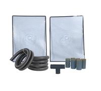 Aktobis Starter Set para compresor de canal lateral WDH-SV58 - Esteras de aspiración, mangueras de aire, conectores en T