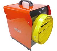 Aktobis Termoventilador de alto voltaje WDH-BGP10S (400 V / 16 A) con conexión para manguera (Ø 30 cm) y una potencia calorífica de 10.000 vatios (10 kW)