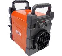 Aktobis ¡Termoventilador eléctrico profesional para obras WDH-BGP03Pro con protección contra salpicaduras de agua (IP24) y una potencia calorífica de 3.000 vatios (3 kW) !
