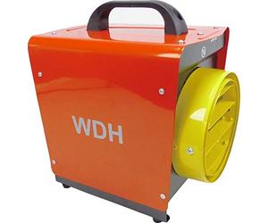 Aktobis Termoventilador eléctrico WDH-BGP031S con conexión para manguera (Ø 20 cm) y una potencia calorífica de 3.000 vatios (3 kW)