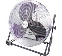 Aktobis Ventilador de suelo WDH-FF60M - Cabeza de ventilador ultra grande con un diámetro de 60 cm - Fabricado totalmente en metal - Hasta 10.500 m³/h