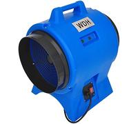 Aktobis Ventilador profesional WDH-AP11 de plástico (Q30) - apto para conectar a una manguera de aire de 30 cm o una bolsa de recogida de polvo (escape de aire/suministro)