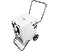 Aktobis WDH-50B Deshumidificador profesional | hasta 50 Litros/día, 100 m² | Secador de humedad de edificios, serie BASIC con contador de consumo eléctrico, metal | para sótanos, industria, inundaciones