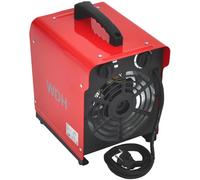 Aktobis WDH-BGP03 Calentador eléctrico con protector contra heladas | 3 kW | termoventilador, radiador eléctrico con termostato, silencioso, ligero y portátil | para garajes, talleres e invernaderos