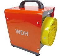 Aktobis WDH-BGP031S Termoventilador con conexión para manguera Q20 | 3 kW | Calentador eléctrico con conexión para distribución de calor por maguera, portátil | para obra, taller, eventos, industria