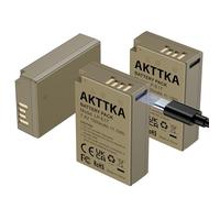 AKTTKA - Batería recargable LP-E17 1500mAh - Carga tipo C integrada - Compatible con Canon EOS R8, R10, R50, R100, RP, 200D, 750D, 250D, 77D, 800D, Rebel SL2, T6i, T6s, T7i, M3, M5, M6