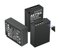 AKTTKA NP-W126S/W126 1140mAh USB-C Baterías de Carga Directa (Paquete de 3) con Cable de Carga USB-C 2 en 1 para fujifilm X100F/X100V/X100VI/X-A1/X-E1/X-E2/X-E3/X-M1/X-Pro1/X-T1/X-T2/X-T50/X-T100