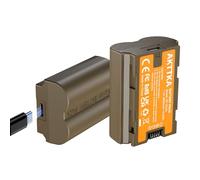 AKTTKA NP-W235 Kit de baterías para cámara (2 Unidades, 2600mAh) con estación de Carga Directa, Compatible con Fuji X-T5, X-T4, GFX 100S, X-H2S, GFX 50S II, VG-XT4