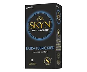 Akuel Skyn Feel Everything Extra Lubricated Profilattici Senza Lattice 6 Pezzi