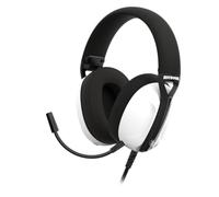 AKUMA SEINEN H03 - Auriculares para Juegos con Cable con micrófono Ultraligero de Audio Jack de 3,5 mm, Compatible con PC, Xbox, PS4, PS5, Switch, móvil, Color Blanco
