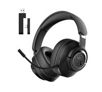 Akuma SEINEN H06 WL - Auriculares inalámbricos para Gamer - Sonido 3D Surround, Bluetooth 5.3 + 2.4GHz + Jack 3.5mm | Micro ENC Desmontable | Autonomía 30h | Comodidad Espuma Memoria - Auriculares