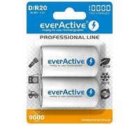 AKUMULATORKI EVERACTIVE 2X R20/D 1.2V 10000mAH