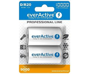 AKUMULATORKI EVERACTIVE 2X R20/D 1.2V 10000mAH