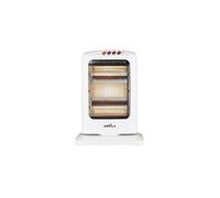 Estufa elect.candente 1200w blanco 3pot oscilante 3elem.antivuelco,as