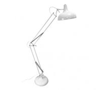 Akunadecor lampara de pie en blanco modelo malik articulable
