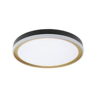 AKUNADECOR Plafon Led Modelo Claribel Negro Con Cct Regulable