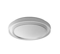 AKUNADECOR Plafon Led Modelo Meyer Plata Cct Regulable Con Mando A Distancia