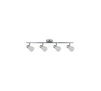 AKUNADECOR Regleta De 4 Luces Para Baño Modelo Cholo Cromo/niquel