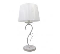 Akunadecor sobremesa con pantalla amsterdam blanco/oro 50x25x25 cm