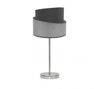 Akunadecor sobremesa modelo hara pequeña 1xe14 niquel/gris