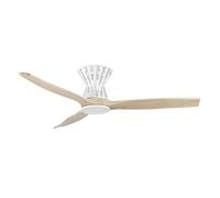 ventilador dc baltir blanco led control remoto funcion inversa