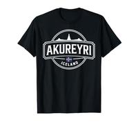 Akureyri Islandia City Travel North Adventure Camiseta gráfica económica