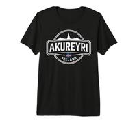 Akureyri Islandia City Travel North Adventure Camiseta Premium