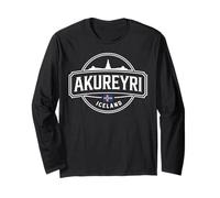 Akureyri Islandia City Travel North Adventure Manga Larga