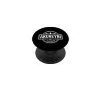 Akureyri Islandia City Travel North Adventure PopSockets PopGrip Adhesivo