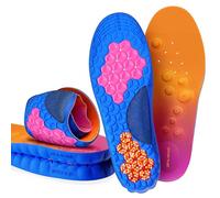Akusoli Plantillas Hombre y Mujer - Plantillas de Gel para Zapatos con Acupresión y Soporte de Talón en U, Ideales para Zapatos de Trabajo y Largas Jornadas de Pie EU36-41.5