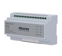 AKUVOX AK-NS-LP-2 Distribuidor para comunidades 2 hilos LP - Alimenta hasta 26 monitores con WiFi - Conexión de distribuidores e