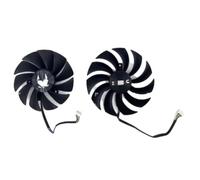 AKUYAO Juego de ventilador de refrigeración GPU izquierdo de 88 cm y derecho de 100 mm de repuesto para tarjeta gráfica ZOTAC RTX3070 de 8 GB de doble borde GAA8S2U/GA92S2U