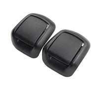 AKWH 1417520 Conjuntos de manijas de inclinación de asiento delantero de plástico negro izquierdo y derecho # 1417521 Compatible con Fie-sta Mk6 VI 2002-2008
