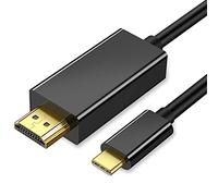 AKWOR - Adaptador de cable USB C a HDMI, USB 3.1 tipo C a HDMI 4k, Thunderbolt 3, HDTV, compatible con Samsung S8, S9, S10, S20, MacBook 2015, 2016, 2017, MacBook Pro 2016 2017 y más-2M