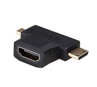 AKYGA AK-AD-23 - Adaptador Mini y Micro HDMI (Conector HDMI Hembra a Mini HDMI Macho)