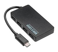 Akyga AK-AD-52 - Hub USB 3.0 (4 Puertos USB 3.0, Conector Macho A 3.0, 20 cm)