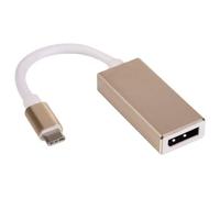 Akyga AK-AD-56 - Cable Adaptador (Conector USB C Macho a Conector DisplayPort Hembra, 15 cm)
