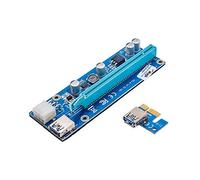 Akyga AK-CA-64 Riser - Adaptador PCI-E (16 Puertos USB 3.0, 55 cm)