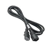 AKYGA AK de PC de 02 A Cable de Corriente, 1,8 m con acodado schutzkontakt para PC, Impresora, Pantallas Negro