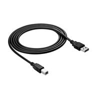 AKYGA AK de USB de 04 Cable de Impresora USB 2.0 a Macho a B Macho, 1,8 m, Color Negro
