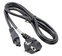 CABLE ALIMENTACIÓN TIPO TREBOL 1.5M PHASAK NEGRO